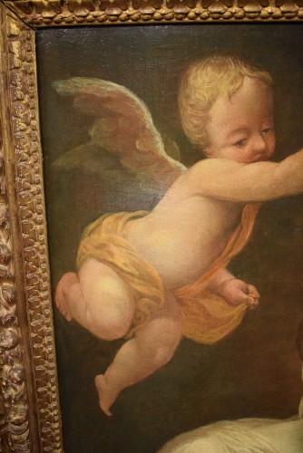 Louis XIII - Vierge à l'Enfant et anges - École émilienne du "Correggio"